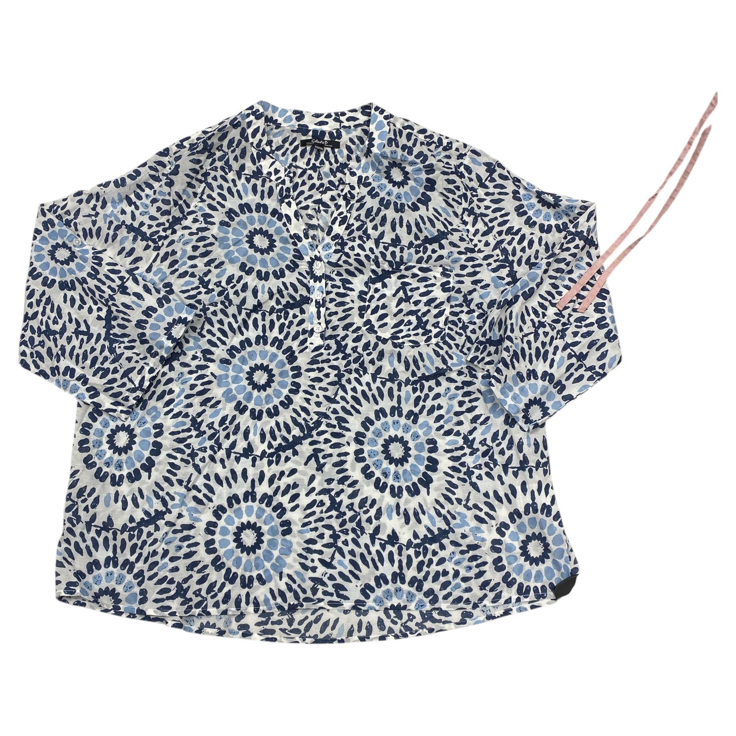 Top Ls By Charlie B In Blue, Size:Xxl