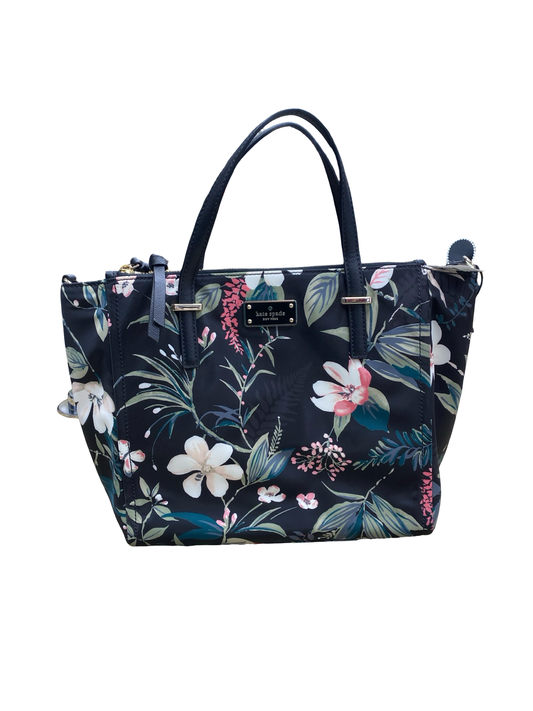 Handbag Designer By Kate Spade In Floral Print, Size:Medium