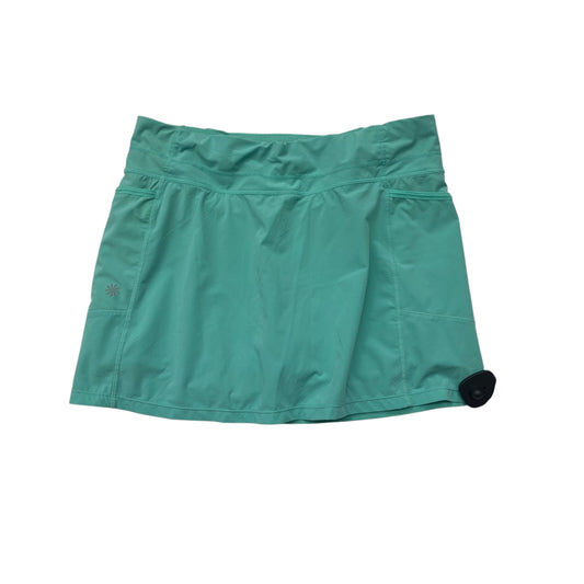 Athletic Skort By Athleta In Teal, Size:M