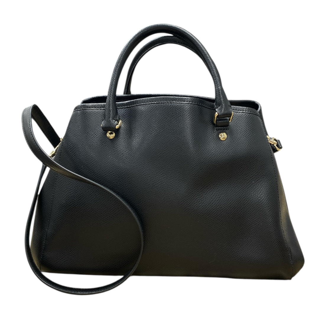 Handbag Designer By Coach In Black, Size:Medium
