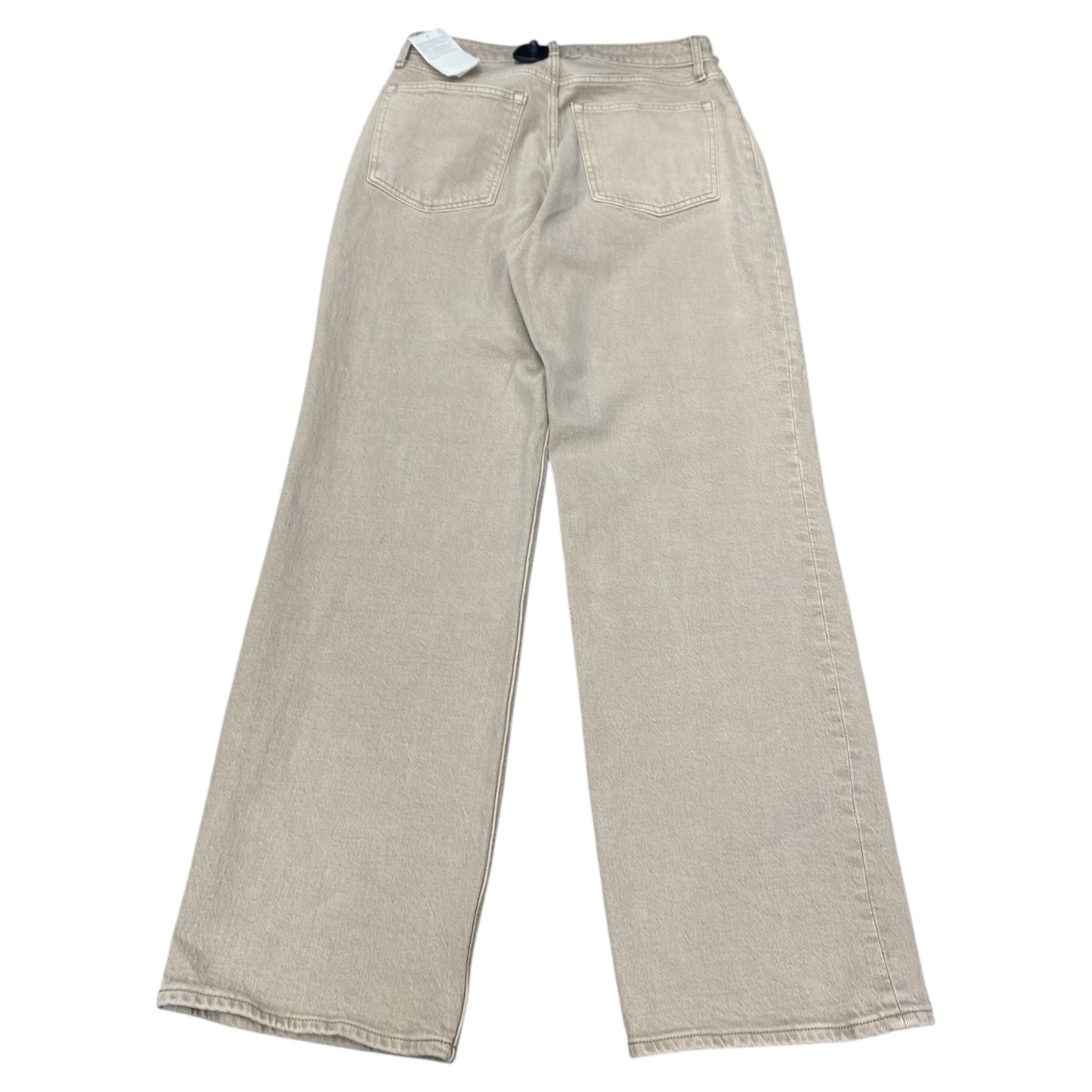 Jeans Wide Leg By Abercrombie And Fitch In Tan, Size:10