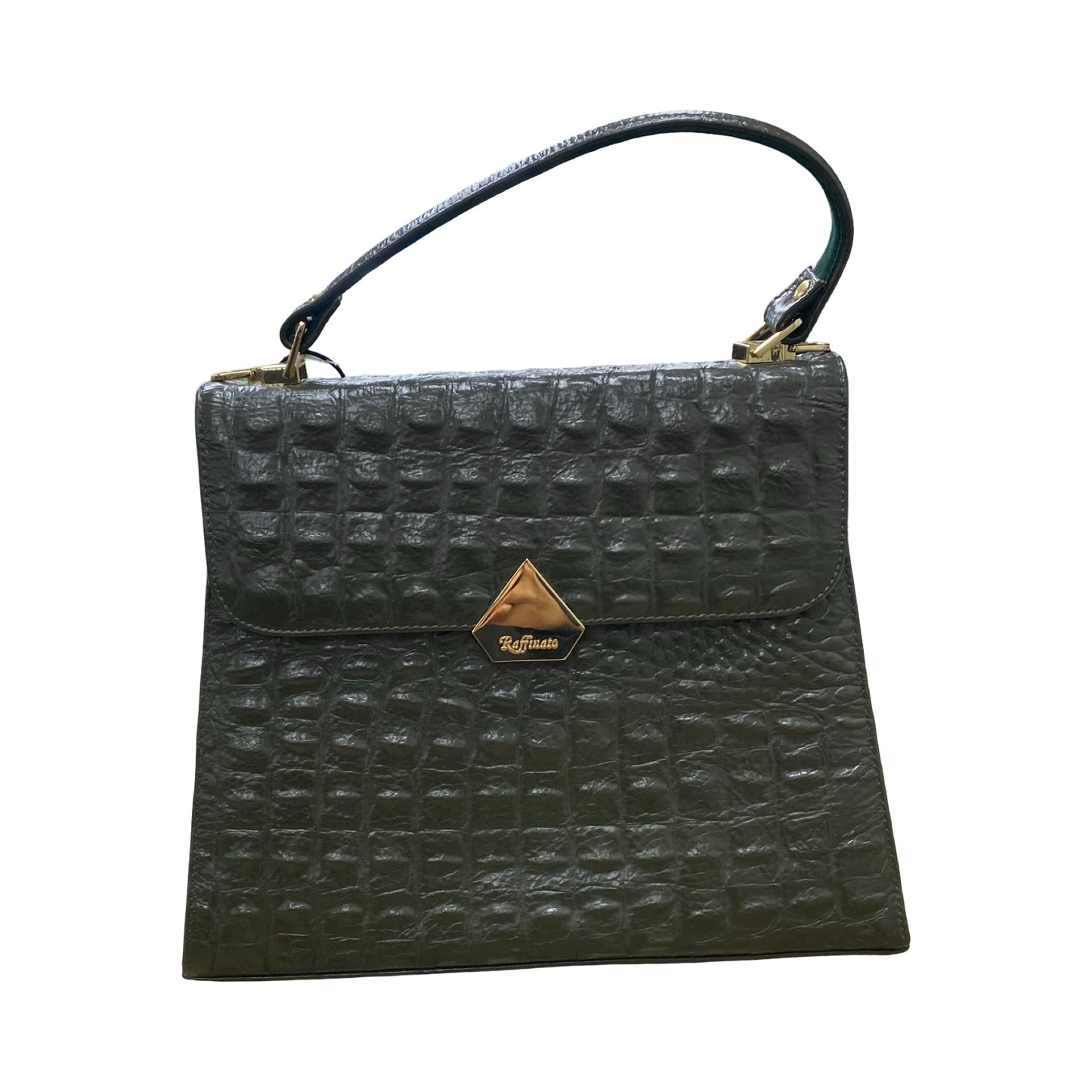 Handbag By Raffinato In Green, Size:Medium
