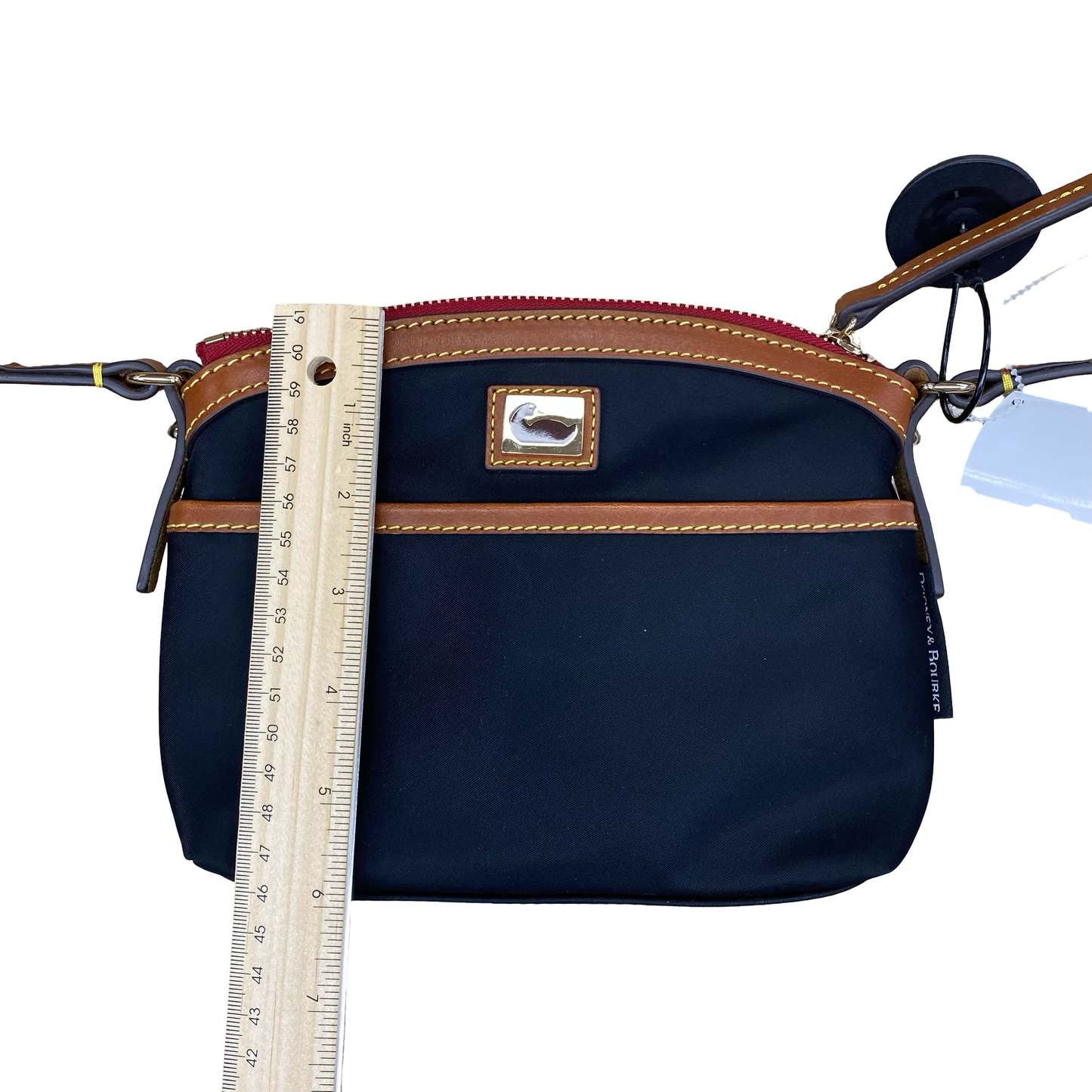 Handbag Designer By Dooney And Bourke In Black & Brown, Size:Small
