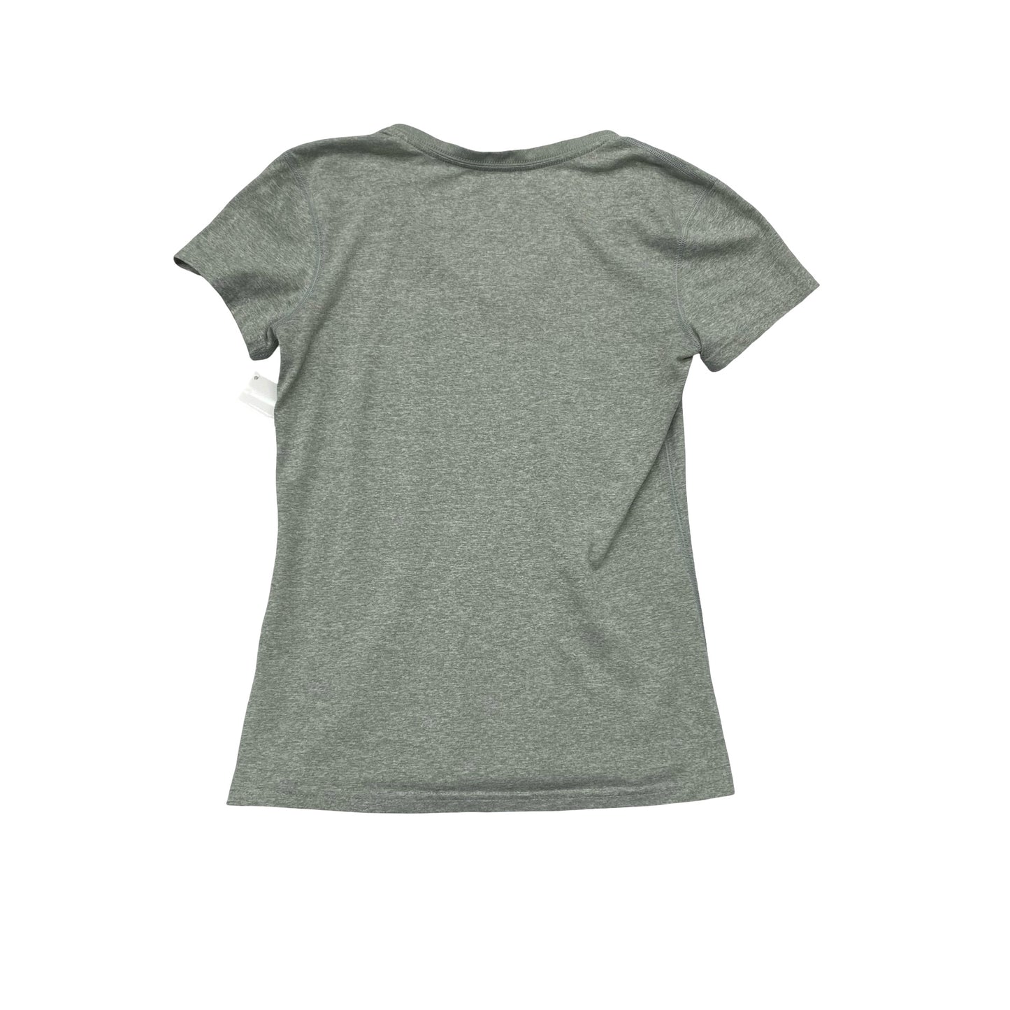 Athletic Top Ss By Nike In Grey, Size:S