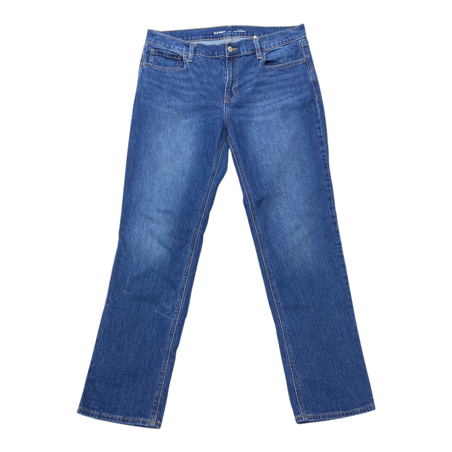 Jeans Boyfriend By Old Navy In Blue Denim, Size:12