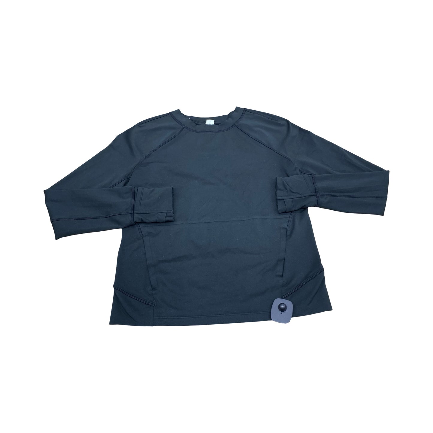Athletic Top Ls Crewneck By Lululemon In Black, Size:4