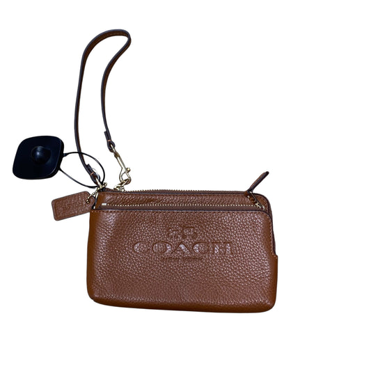 Wristlet Designer By Coach In Brown, Size:Medium