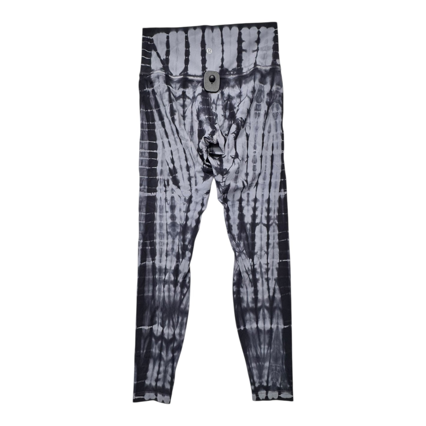 Athletic Leggings By Lululemon In Black & Grey, Size:8