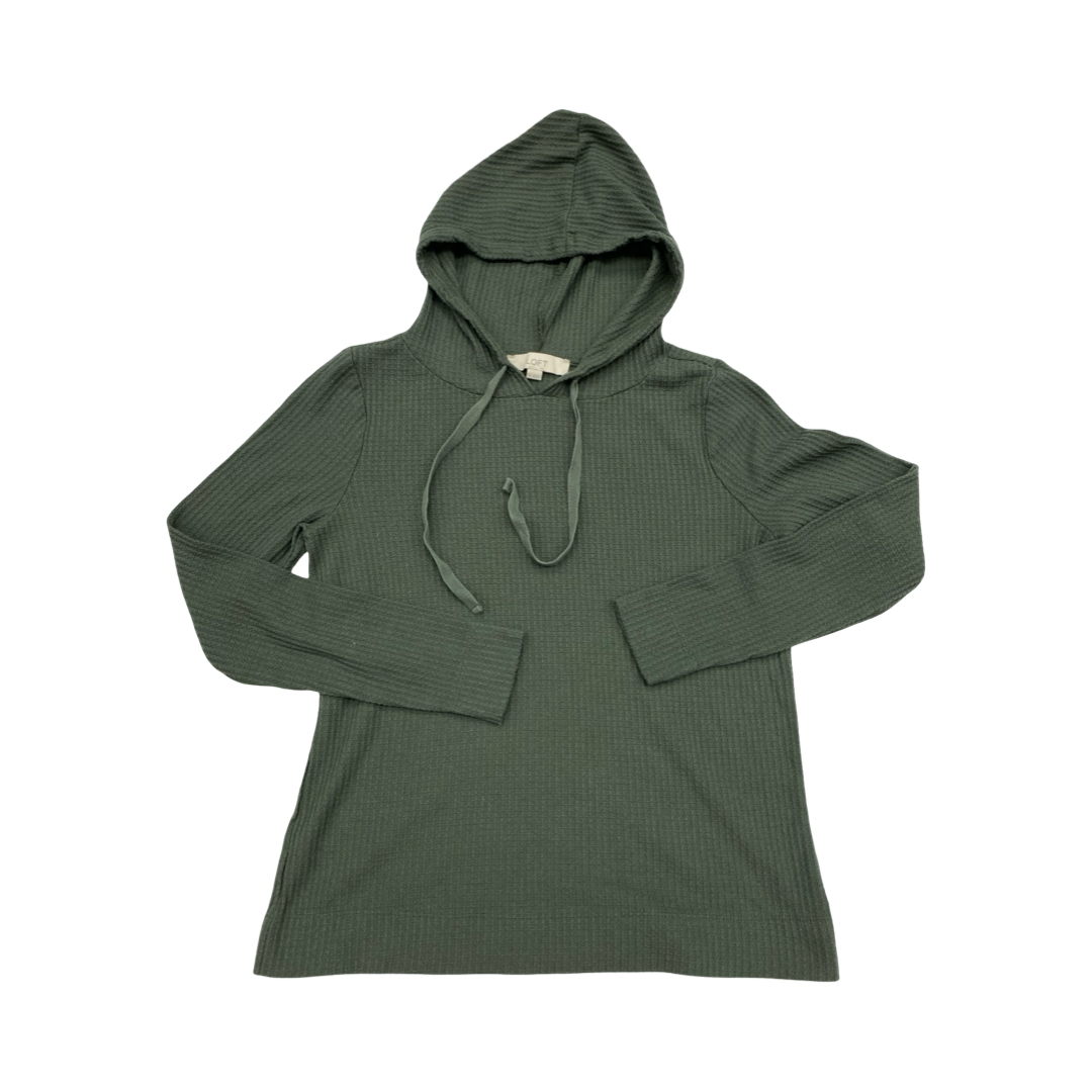 Sweatshirt Hoodie By Loft In Green, Size:Xs