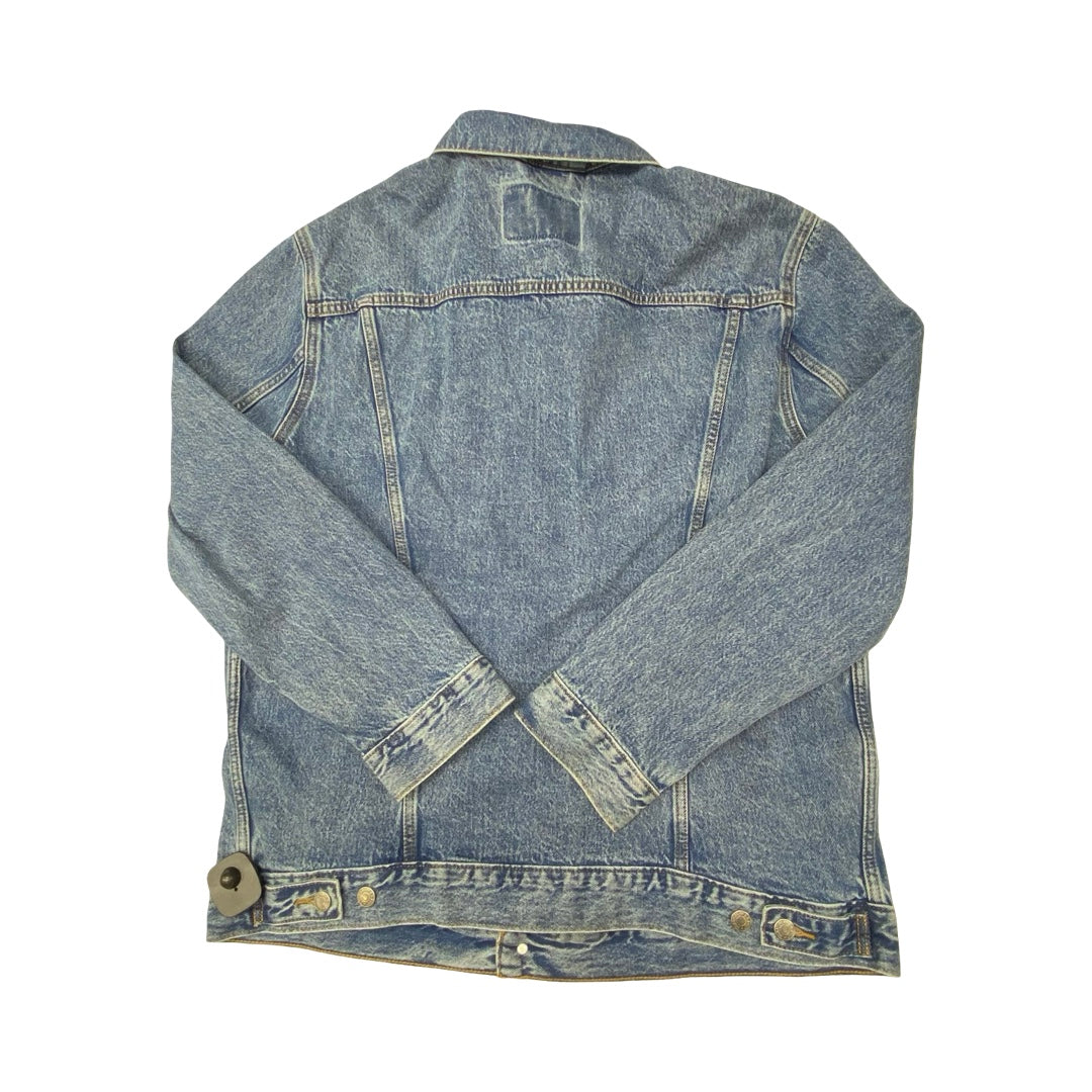 Jacket Denim By Levis In Blue Denim, Size:Xl