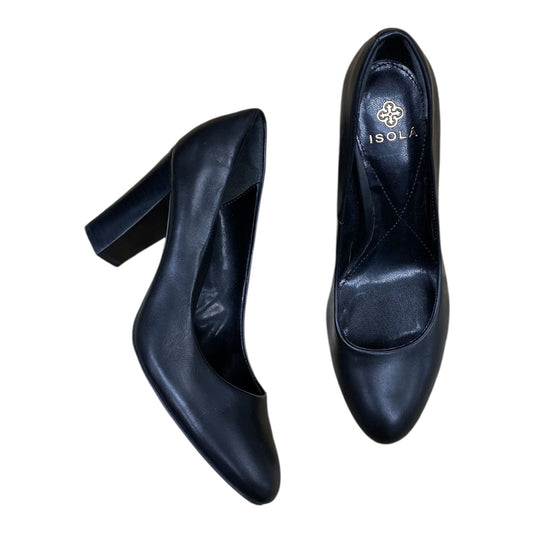 Shoes Heels Block By Isola In Black, Size:8.5