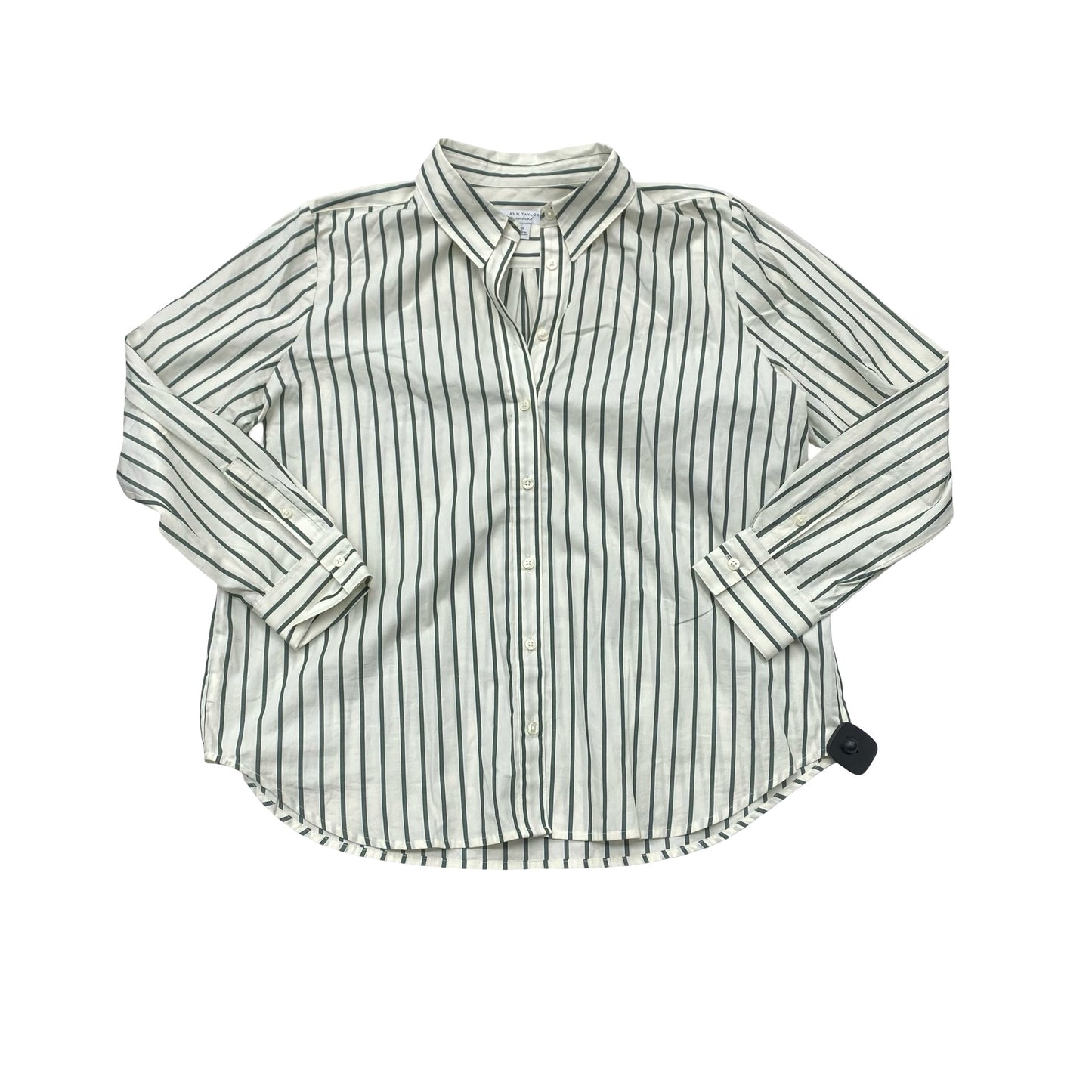 Top Ls By Ann Taylor In Striped Pattern, Size:Xl