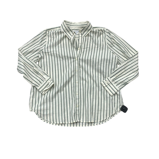 Top Ls By Ann Taylor In Striped Pattern, Size:Xl