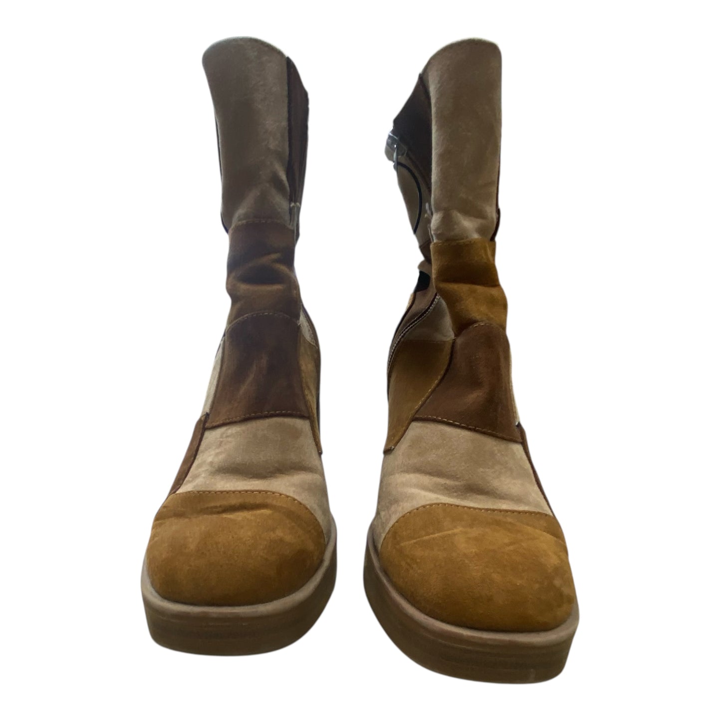 Boots Ankle Heels By Universal Thread In Brown, Size:8.5