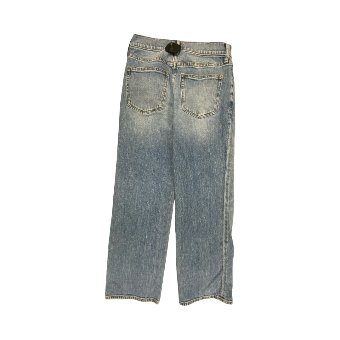 Jeans Wide Leg By J. Crew In Blue, Size:0P