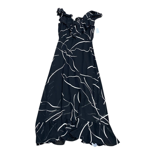Dress Party Long By Dkny In Black & White, Size:2