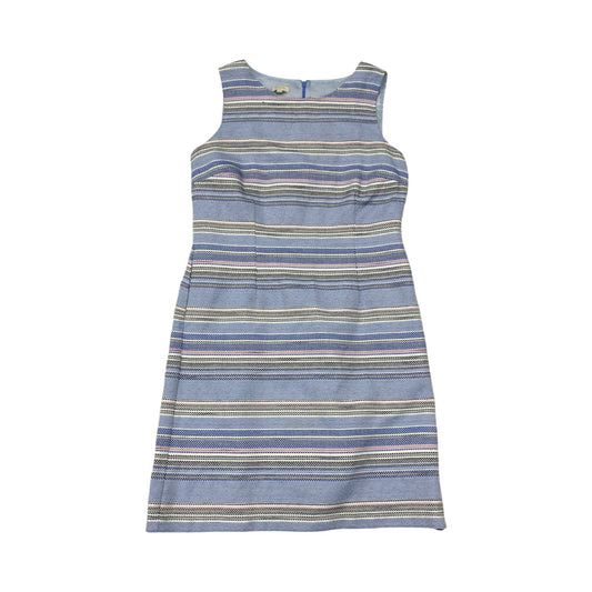 Dress Casual Midi By Talbots In Striped Pattern, Size:12