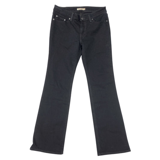 Jeans Boot Cut By Levis In Black, Size:8