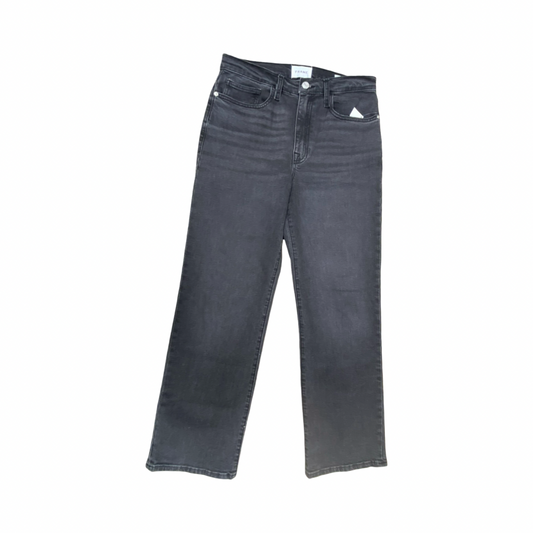 Jeans Straight By Frame In Black, Size:6