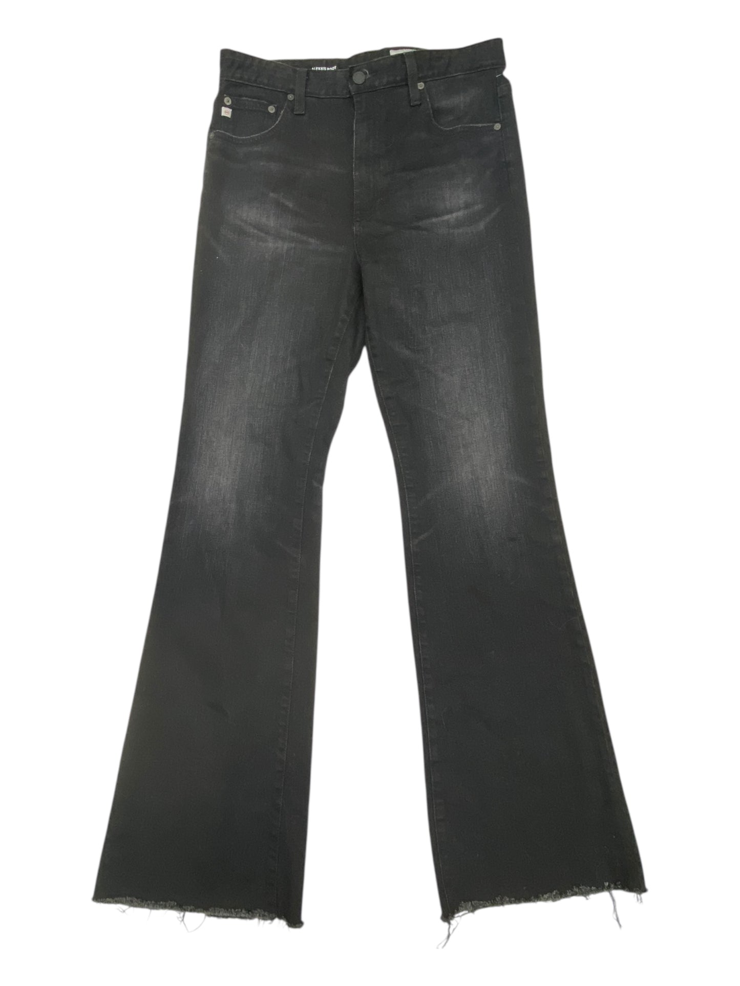 Jeans Boot Cut By Ag Jeans In Black Denim, Size:10