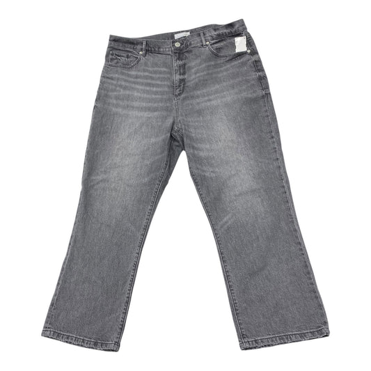 Jeans Boyfriend By Loft In Grey, Size:16