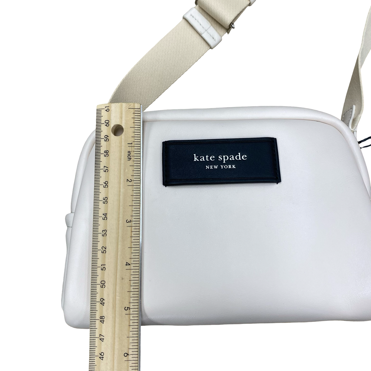 Handbag Designer By Kate Spade In Ivory, Size:Small