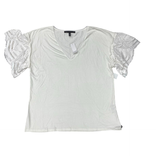Top Ss By White House Black Market In White, Size:Xl