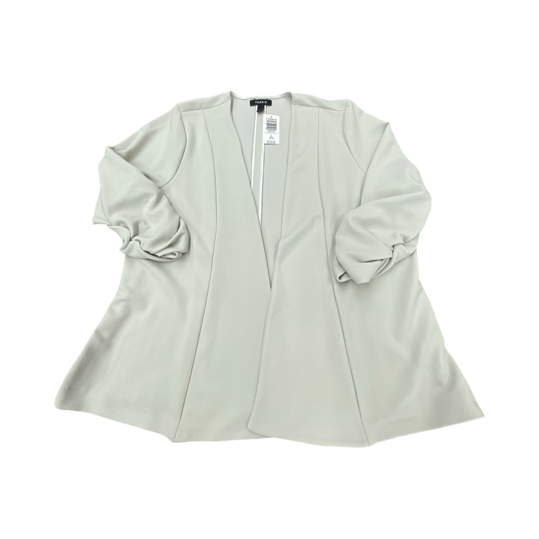 Blazer By Torrid In Grey, Size:2X