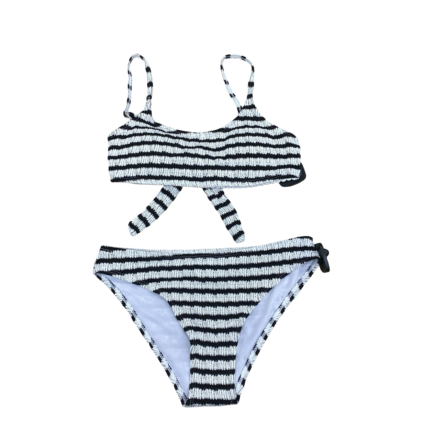 Swimsuit 2Pc By Cmc In Striped Pattern, Size:M