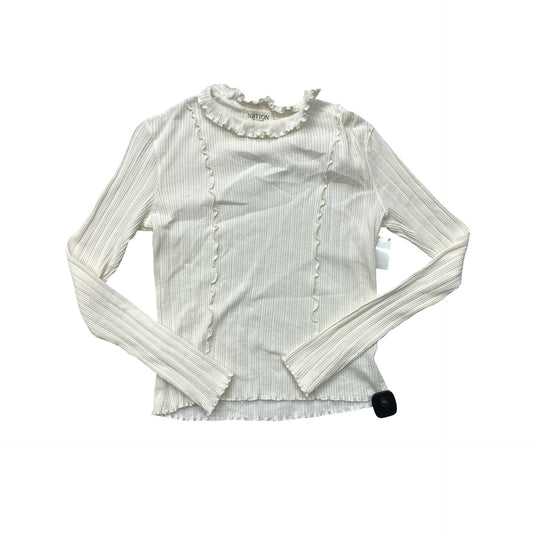 Top Ls By Nation In Cream, Size:S