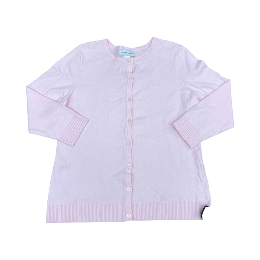Sweater Cardigan By Christopher And Banks In Pink, Size:M