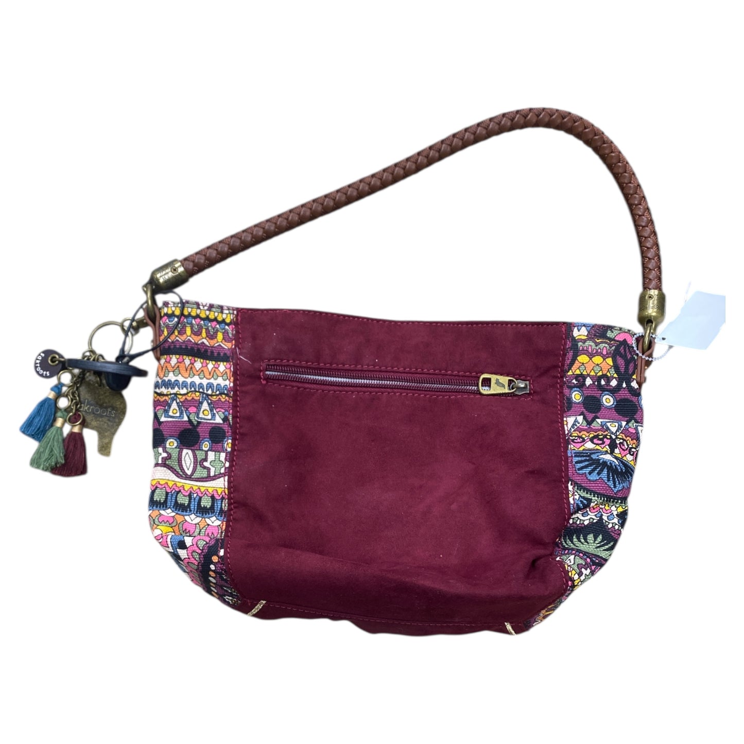 Handbag By Sakroots In Maroon, Size:Small
