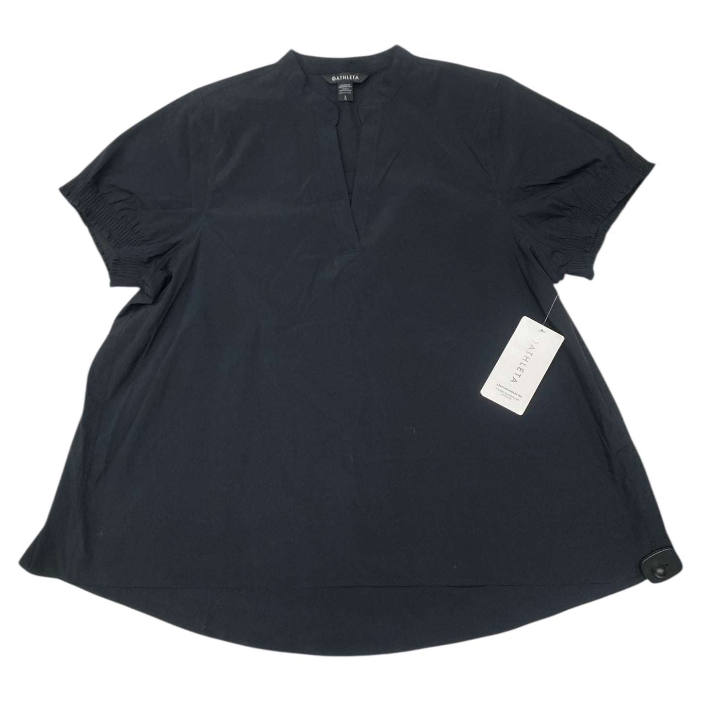 Top Ss By Athleta In Black, Size:L