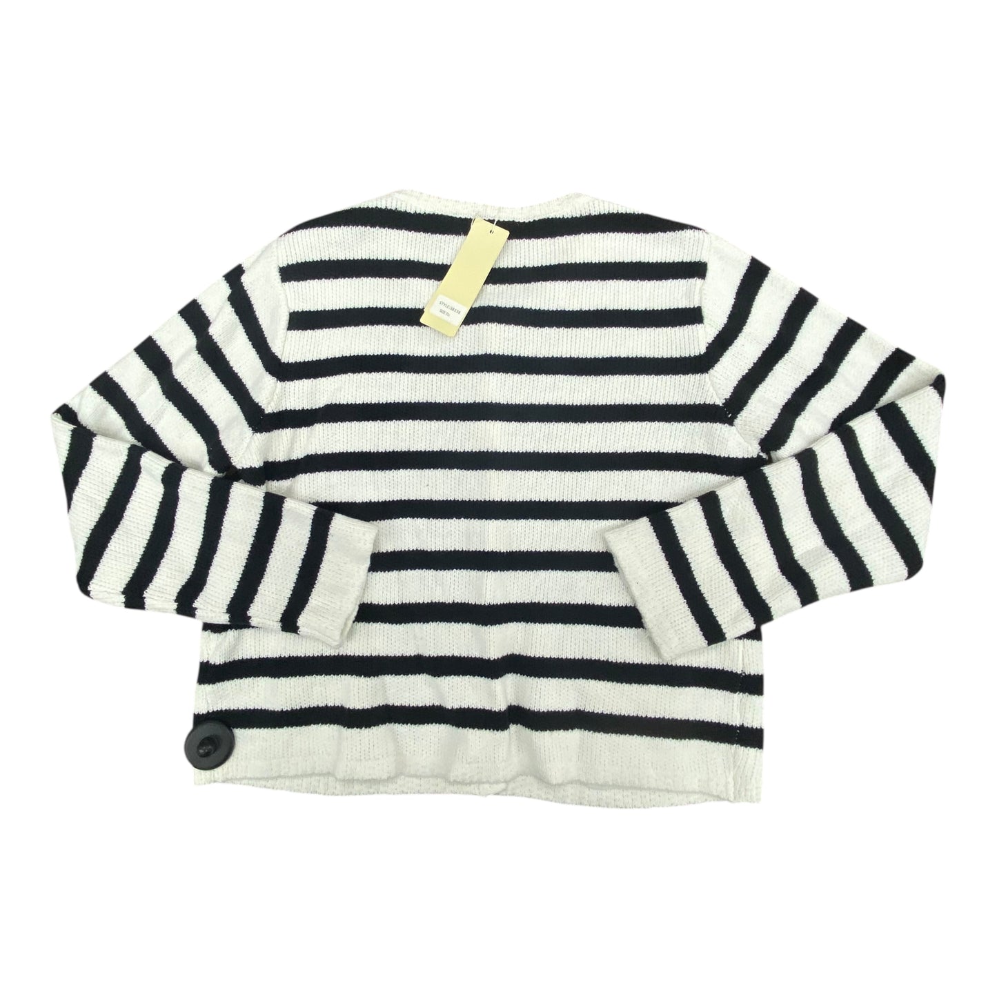 Sweater Cardigan By Drole De Copine In Striped Pattern, Size:Osfm