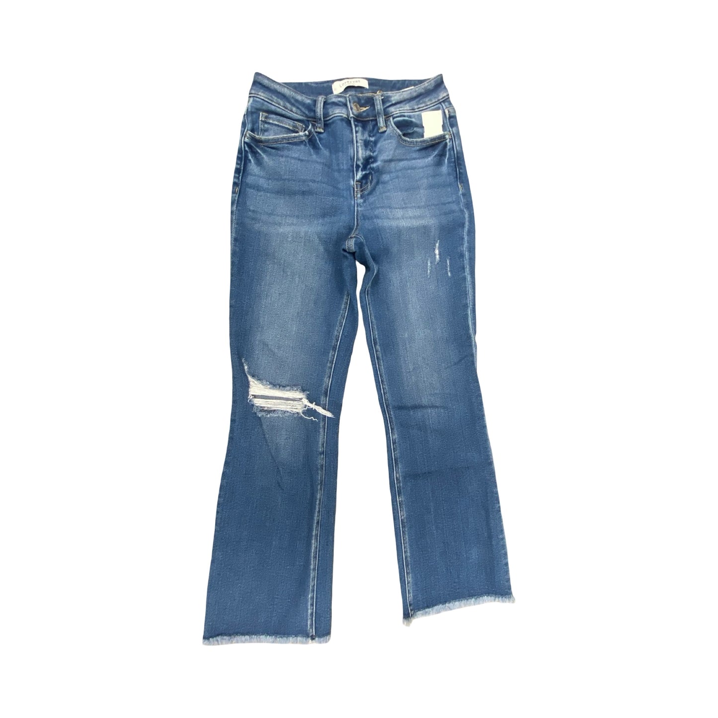 Jeans Straight By Vervet In Blue Denim, Size:0