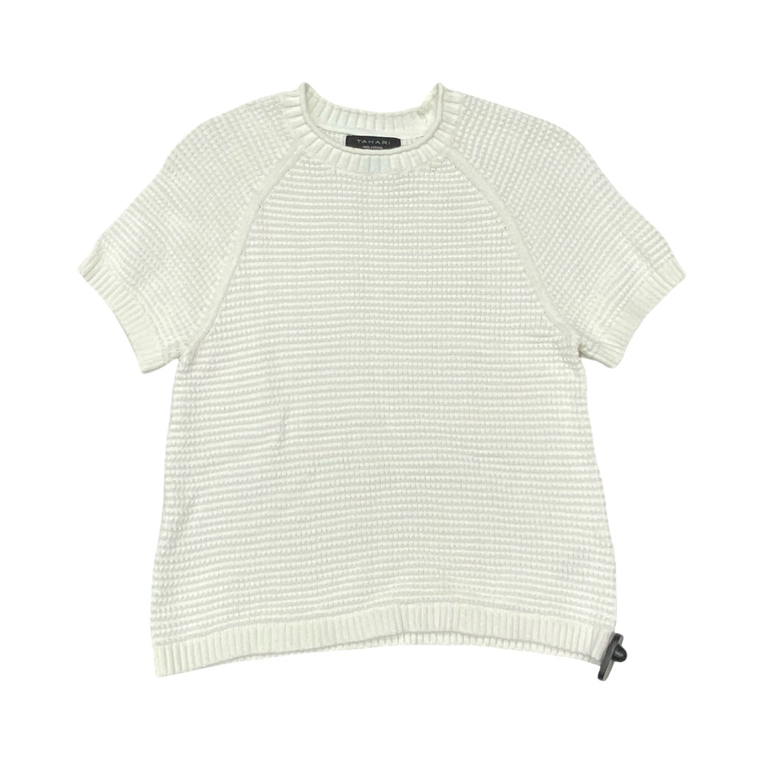 Sweater Ss By Tahari In White, Size:M