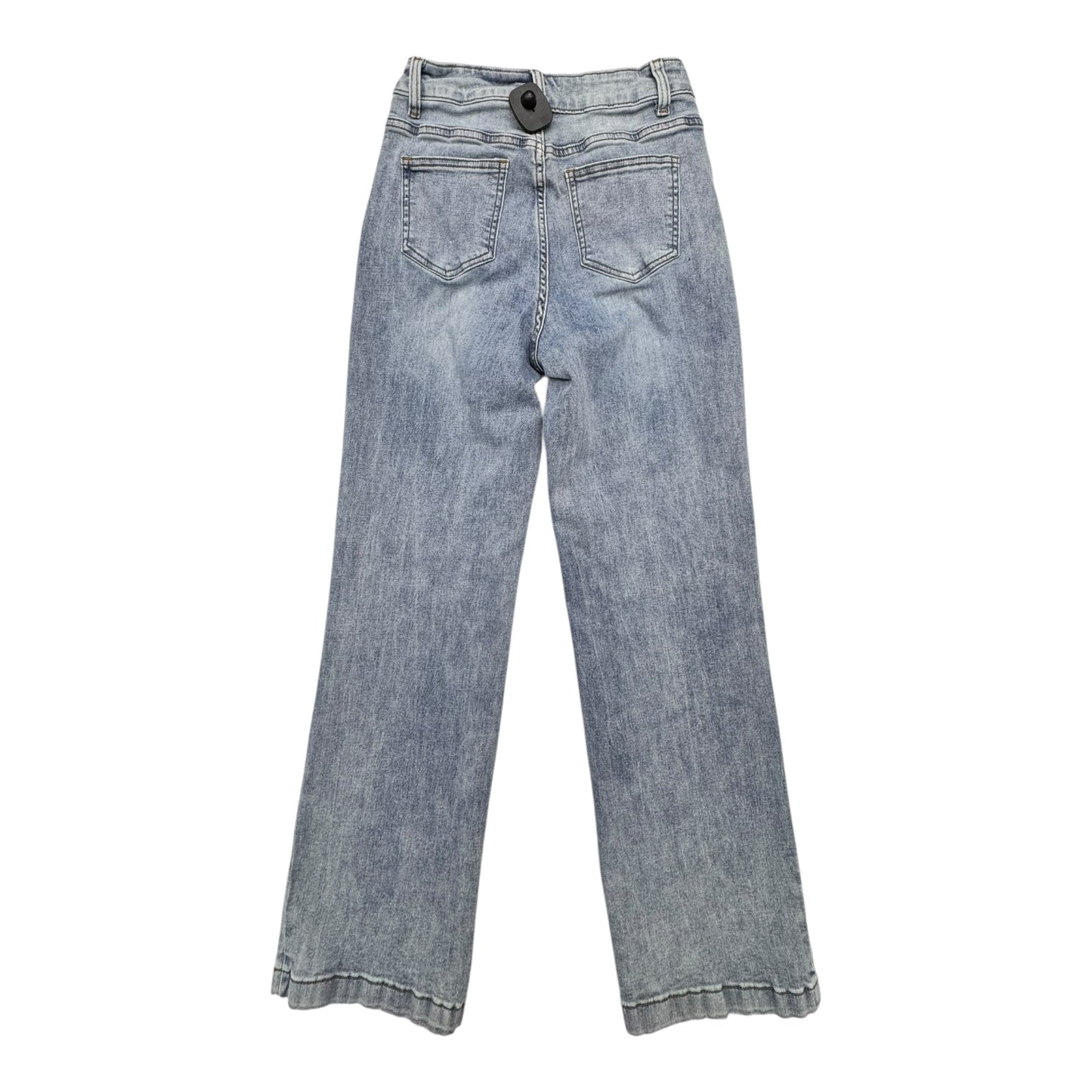 Jeans Straight By ETTELO In Blue Denim, Size:4