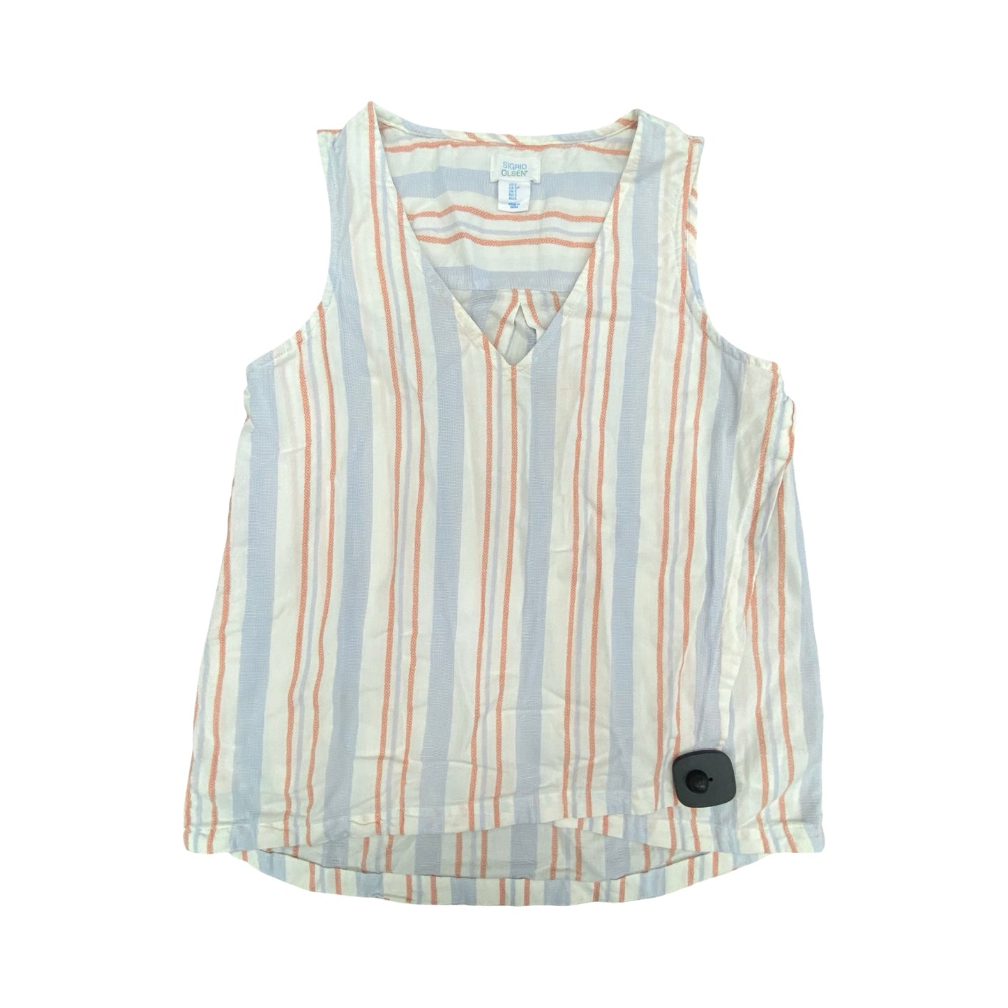Top Sleeveless By Sigrid Olsen In Striped Pattern, Size:S