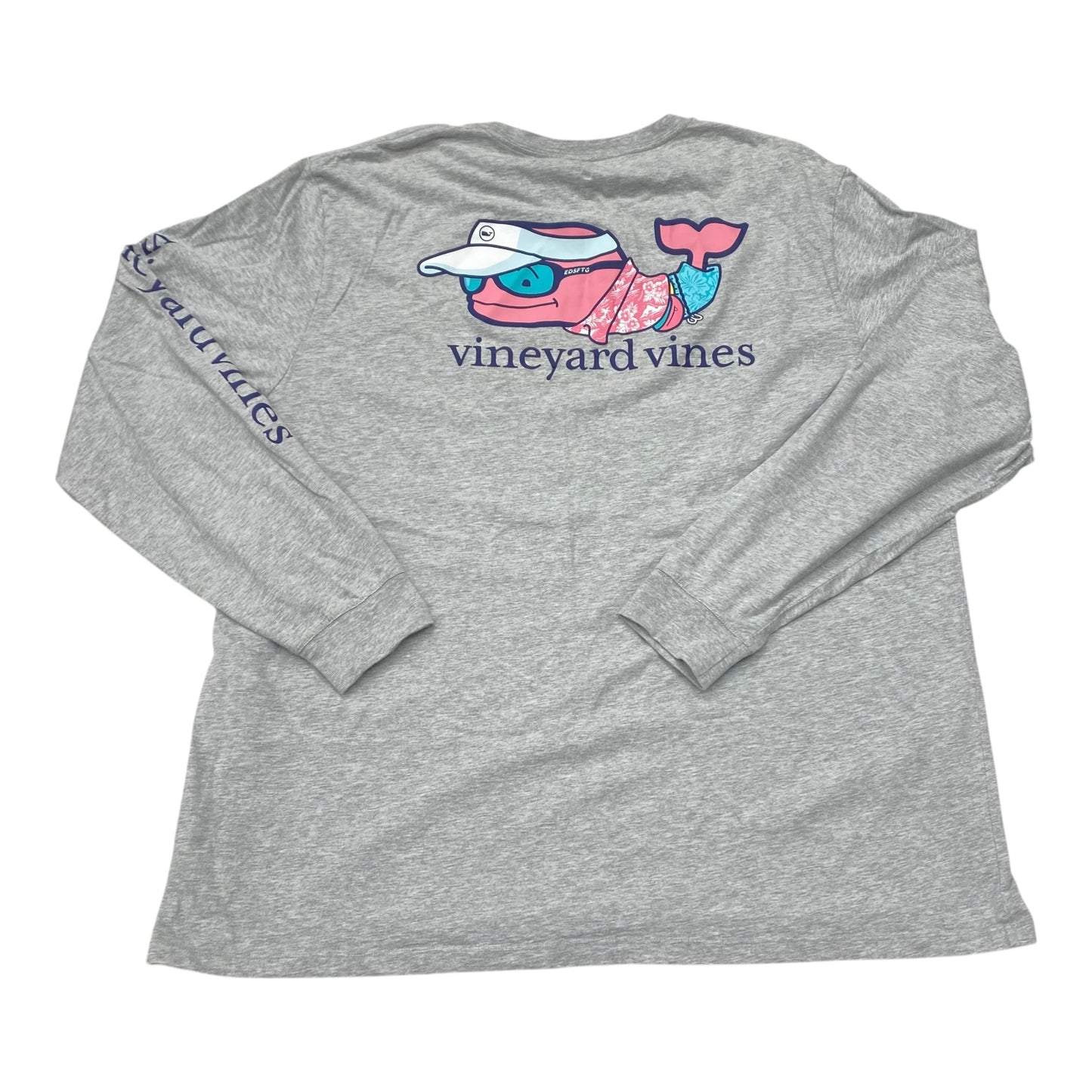 Top Ls By Vineyard Vines In Grey, Size:2X