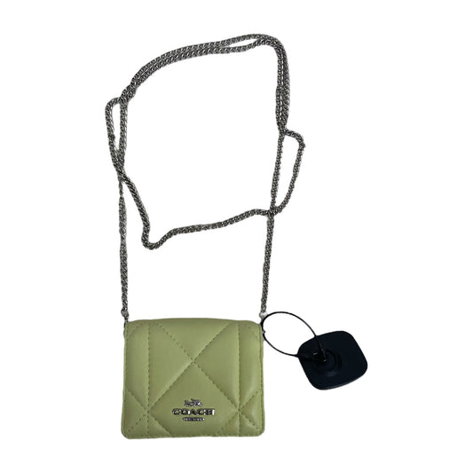Coin Purse Designer By Coach In Green, Size:Small