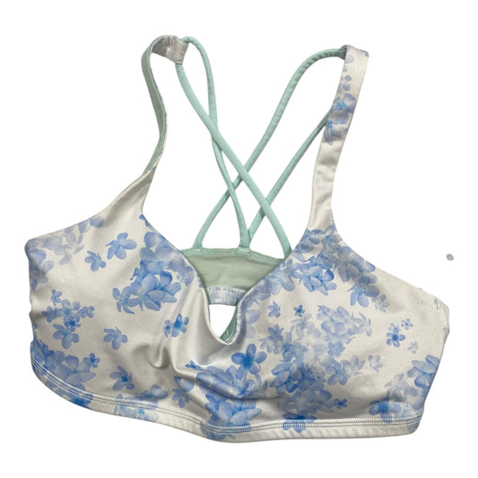 Athletic Bra By Lululemon In Floral Print, Size:S