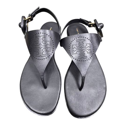 Sandals Designer By Tory Burch In Black, Size:7