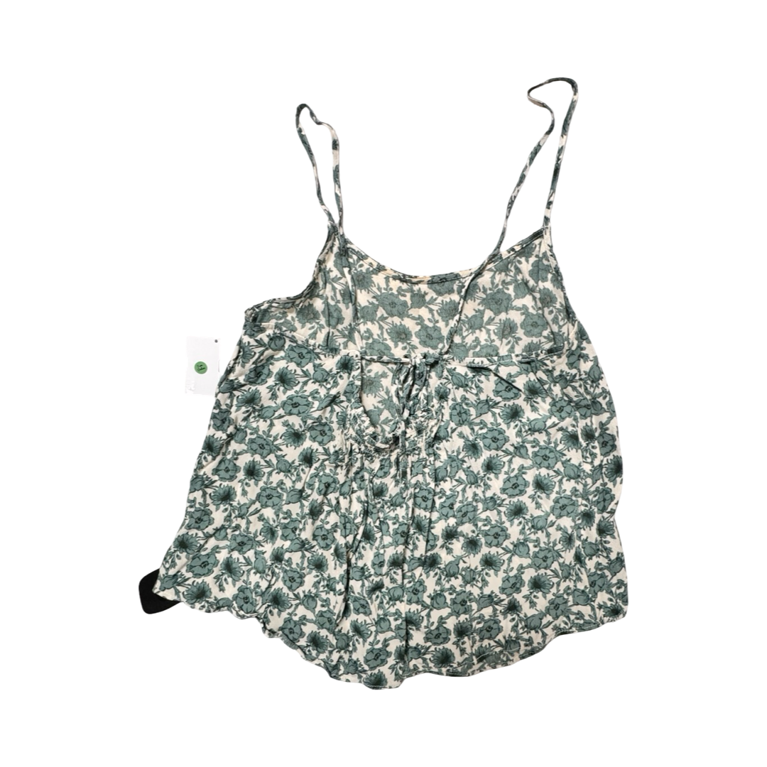 Top Sleeveless By Treasure And Bond In Floral Print, Size:M