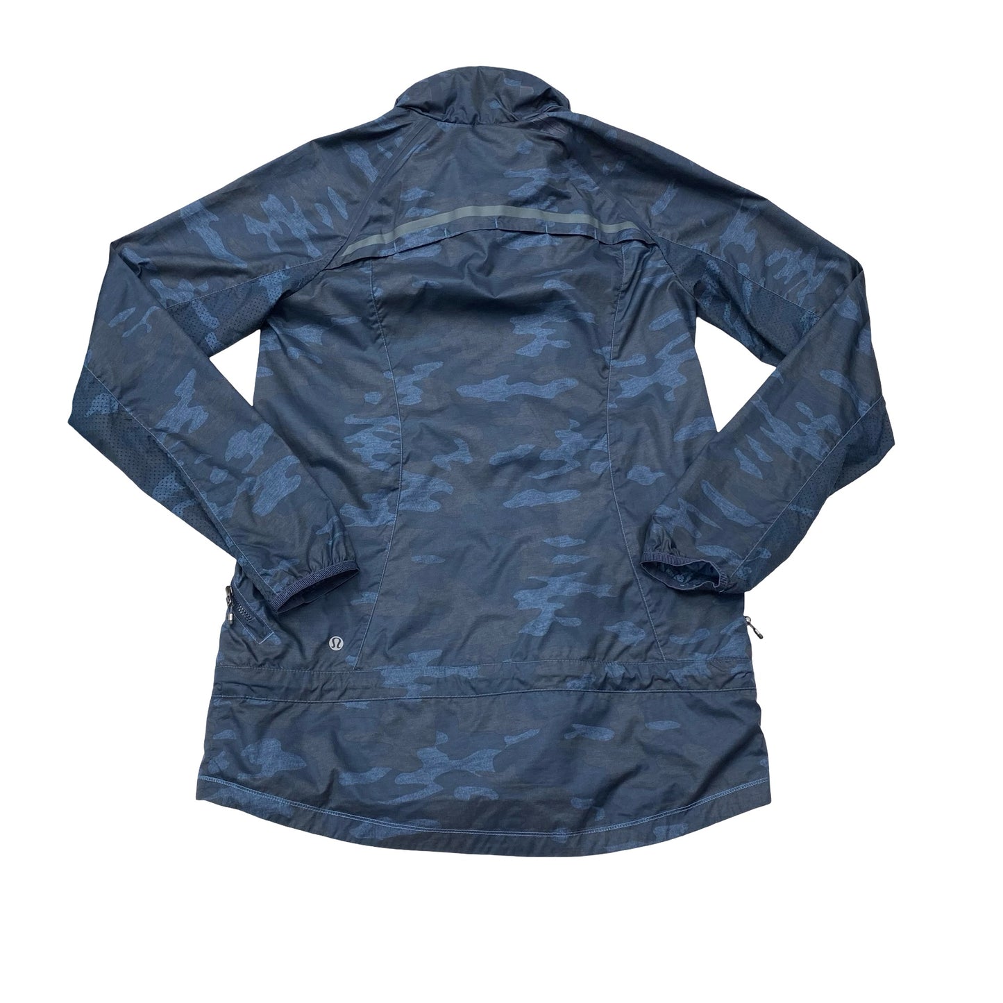 Athletic Jacket By Lululemon In Camouflage Print, Size:6