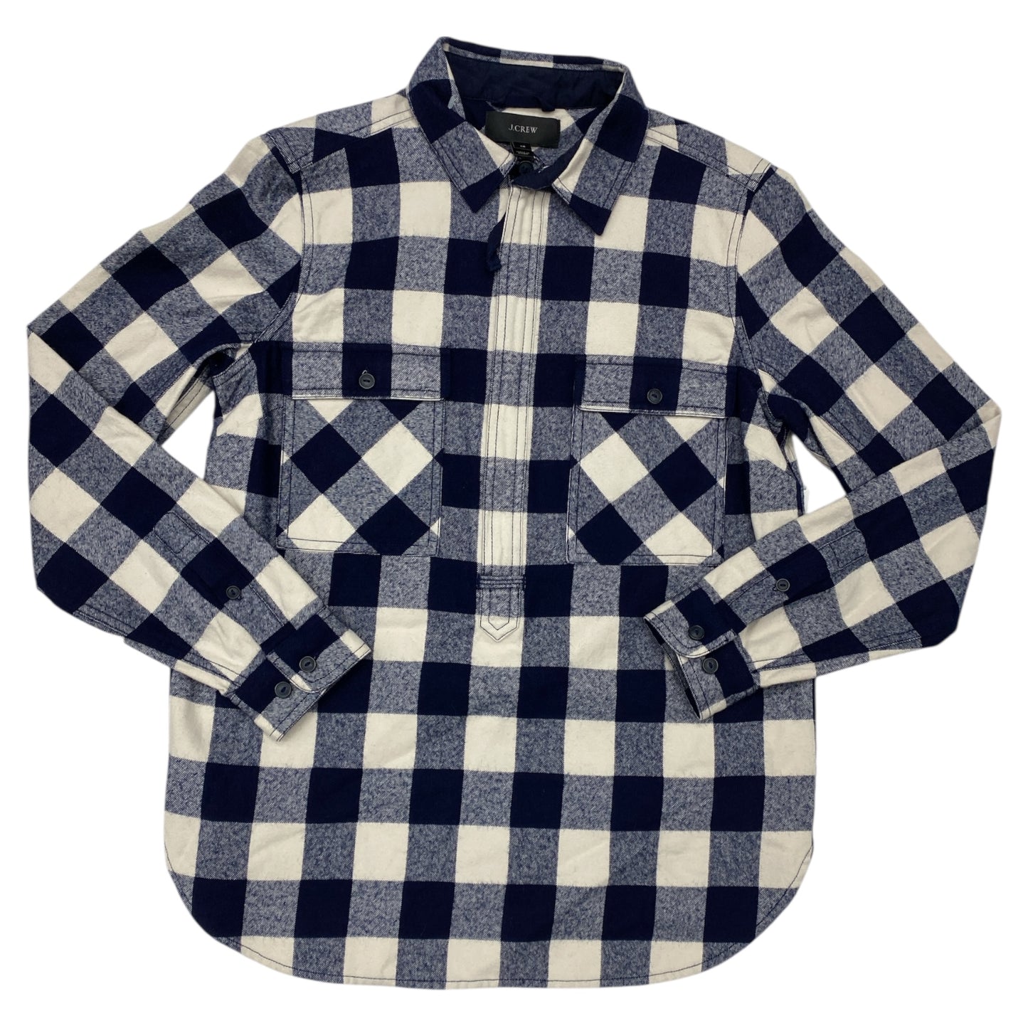 Top Ls By J. Crew In Blue & White, Size:Xs