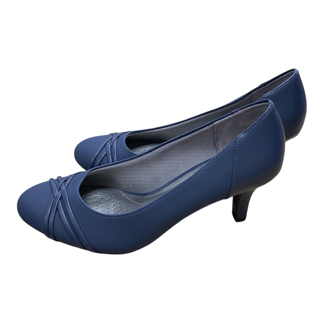 Shoes Heels Kitten By Life Stride In Blue, Size:9.5