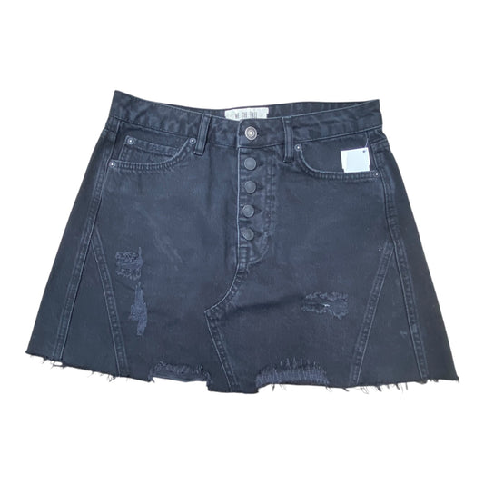 Skirt Mini & Short By We The Free In Black Denim, Size:4