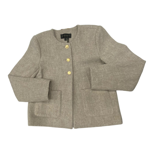 Blazer By Donna Karan In Taupe, Size:6