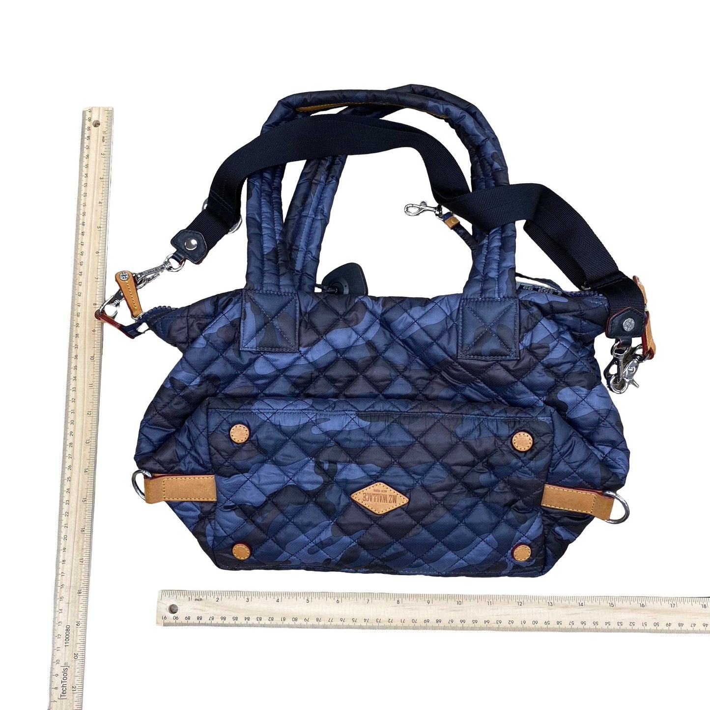 Handbag Designer By Mz Wallace In Blue, Size:Small