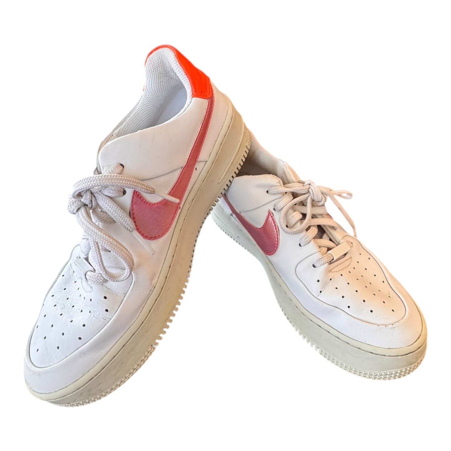 Shoes Sneakers Platform By Nike In Pink & White, Size:8